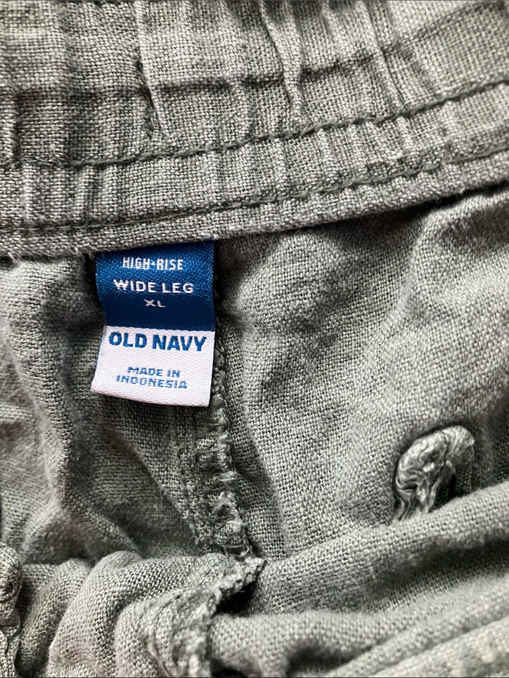 Old Navy - Bundle of 5 Women’s High-Rise Wide Leg Linen Pants - XL - Picture 5 of 7